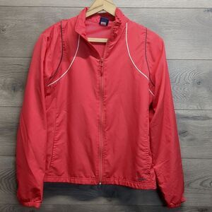 Reebok Zip Up Athletic Windbreaker Jacket Women's Size Large